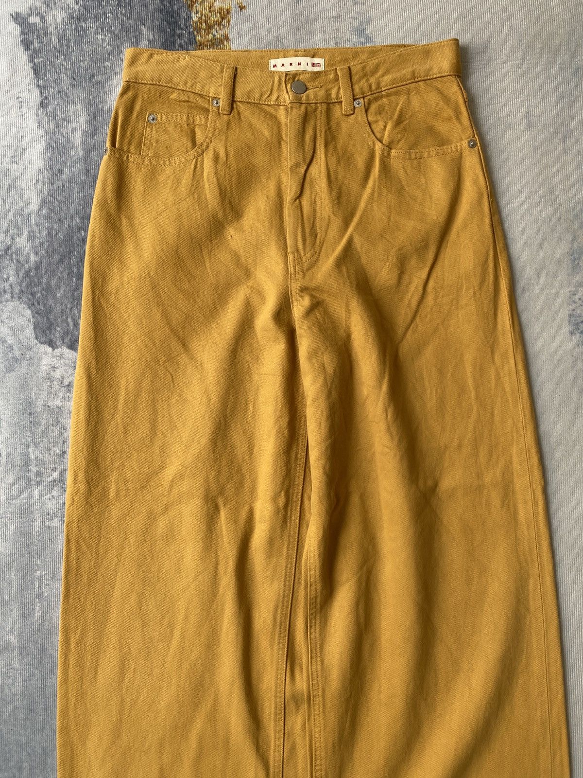 Japanese Brand × Marni × Uniqlo Uniqlo X Marni Wide Leg Baggy Denim Size US 29 - 3 Thumbnail
