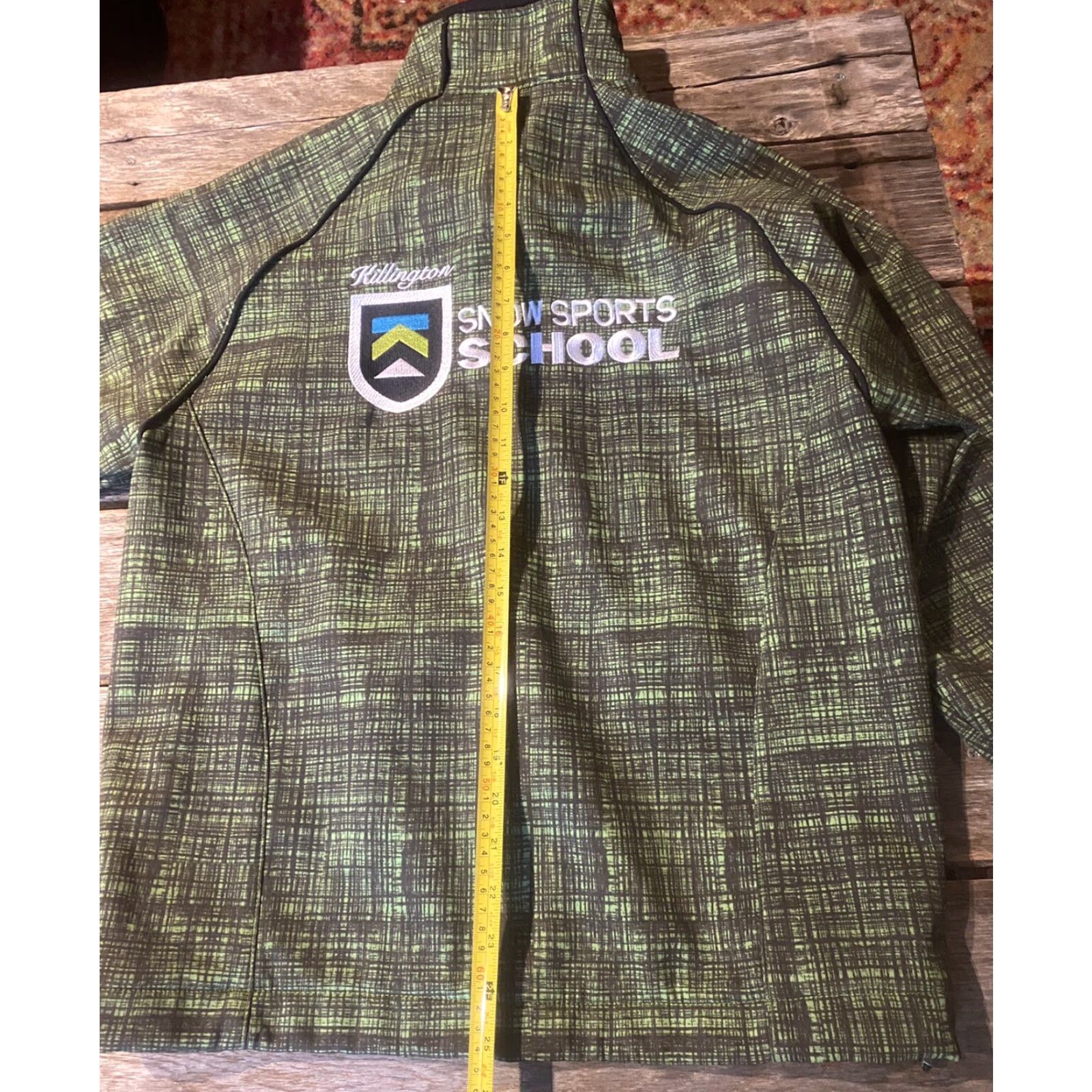 Avalanche Vermont Womens XS Killington Ski Schhool Winter Jacket Avalanche Green Plaid Mid-Length Jacket Womens XS Green Vermont Ski Winter Aviation? Size XS / US 0-2 / IT 36-38 - 6 Thumbnail