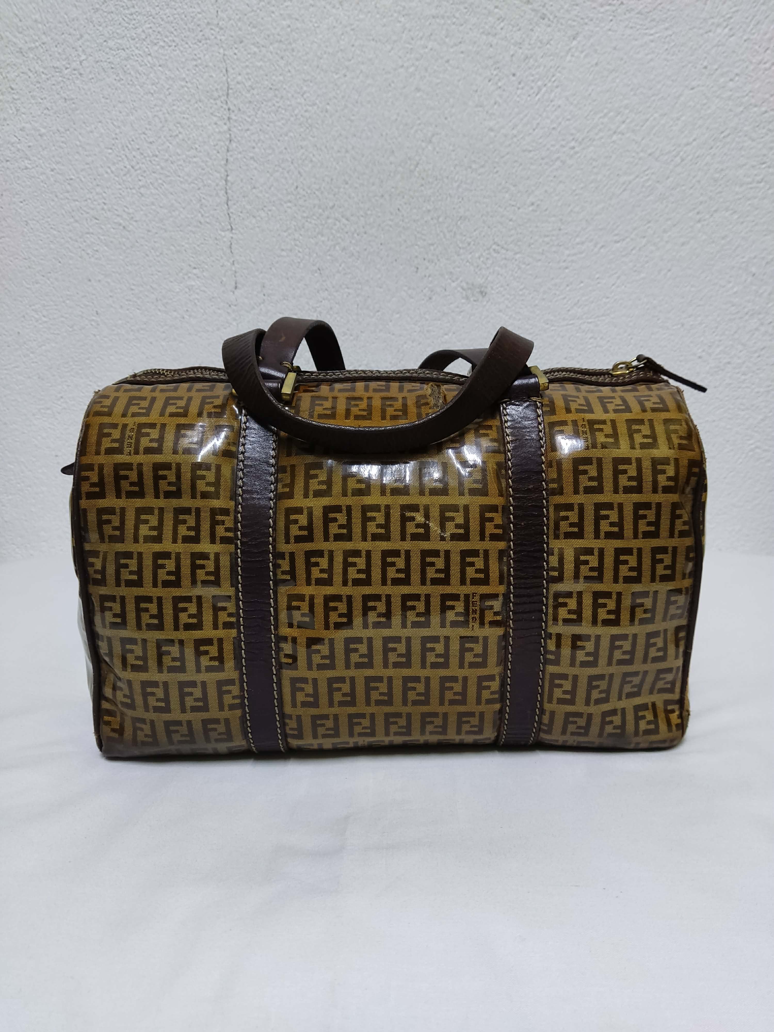 Fendi Authentic FENDI Zucchino Mini Bostan Bag Handbag Size ONE SIZE - 6 Thumbnail