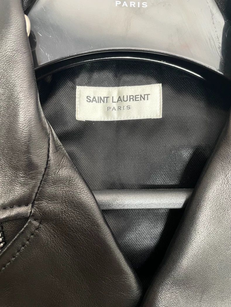Saint Laurent Paris Saint Laurent Paris Motorcycle leather jacket-2506 Size US S / EU 44-46 / 1 - 3 Thumbnail