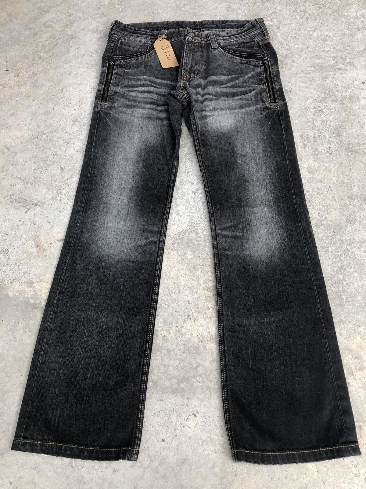 Nicole Club Japanese Nicole Flared Jeans Distressed Jeans Size US 32 / EU 48 - 1 Thumbnail