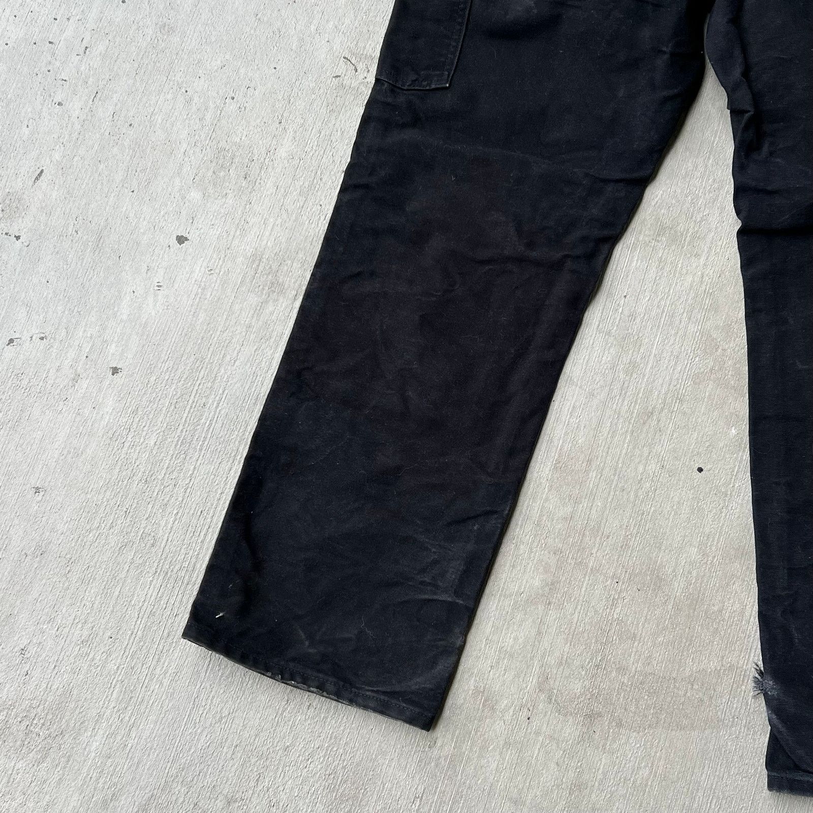 Carhartt × Vintage Carhartt faded black double knee work wear carpenter pants Size US 29 - 8 Thumbnail