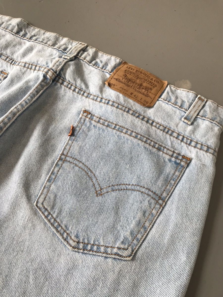 Levi's × Vintage Vintage late 90s Levi’s 505 orange tab denim Jorts Size US 41 - 7 Thumbnail