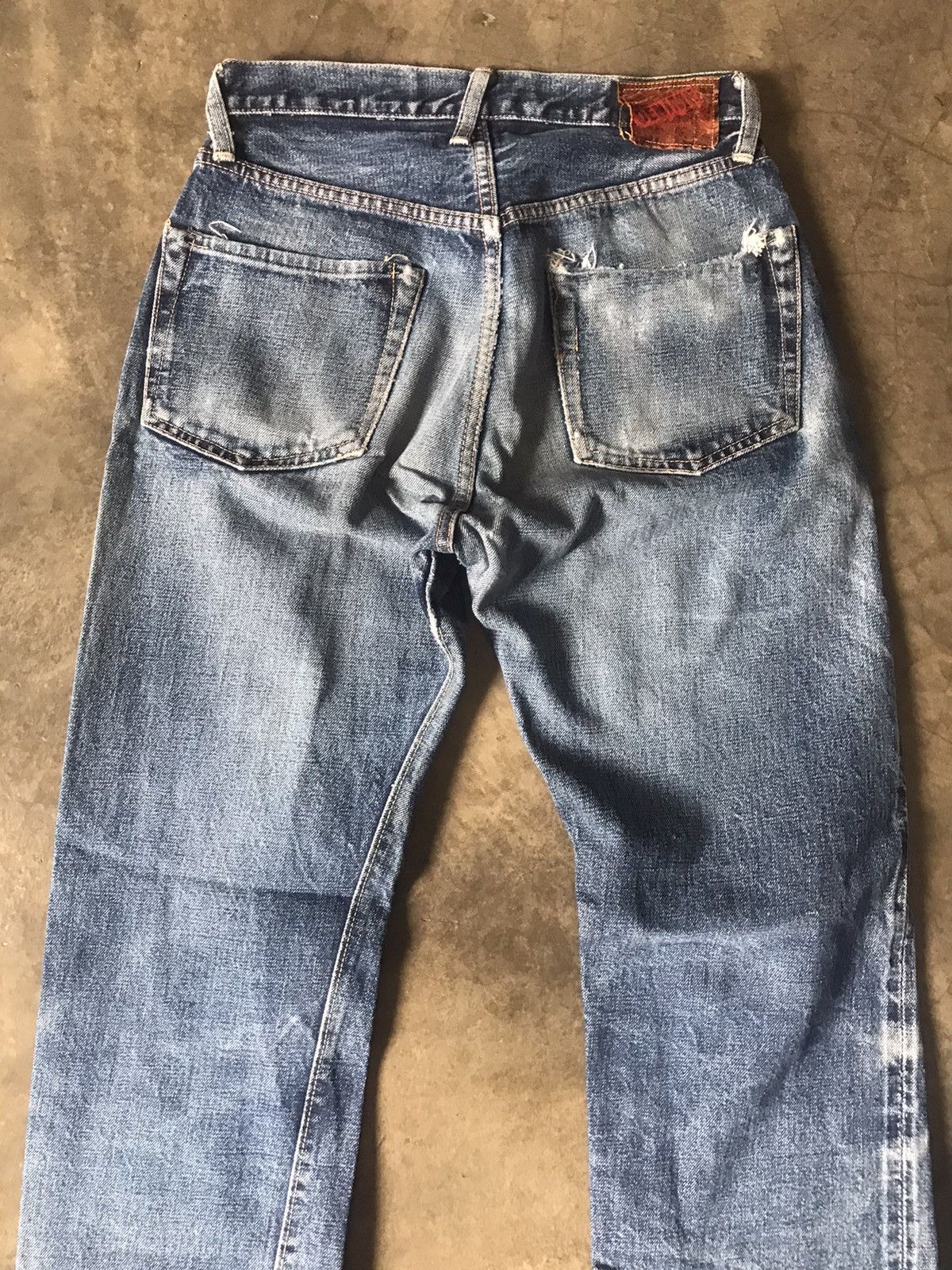 Denime DENIME - Vintage Look Straight Leg Denim Jeans Size US 26 / EU 42 - 10 Thumbnail