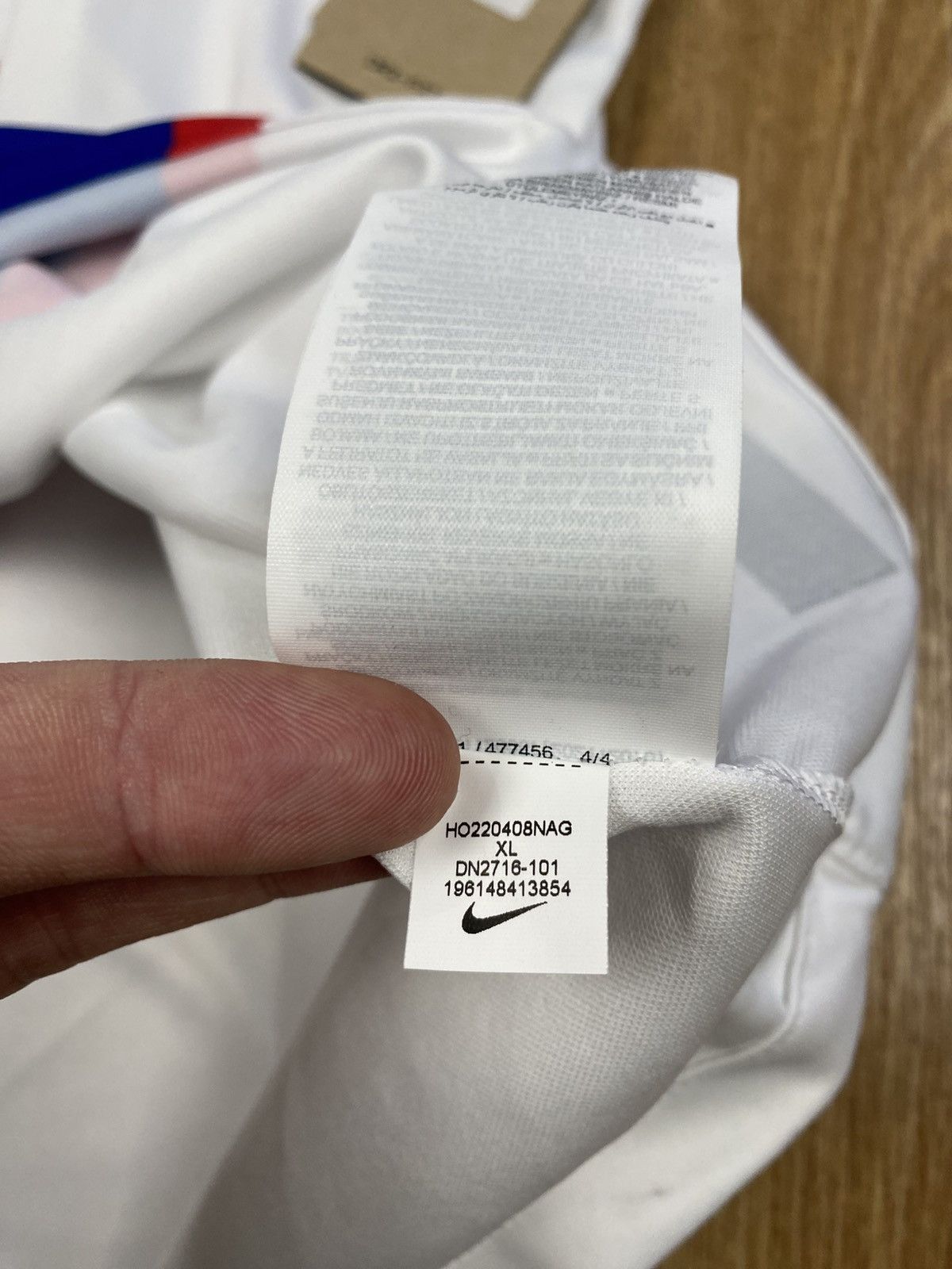 Nike Nike PSG 2022 2023 Soccer Jersey With Tags DN2716-101 Size US XL / EU 56 / 4 - 9 Thumbnail