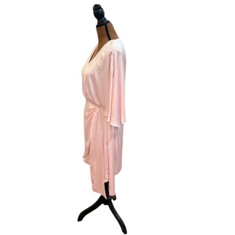 Ramy Brook Ramy Brook “Alexis” Faux Wrap Mini Dress in Candy Pink NWT Size S / US 4 / IT 40 - 4 Thumbnail