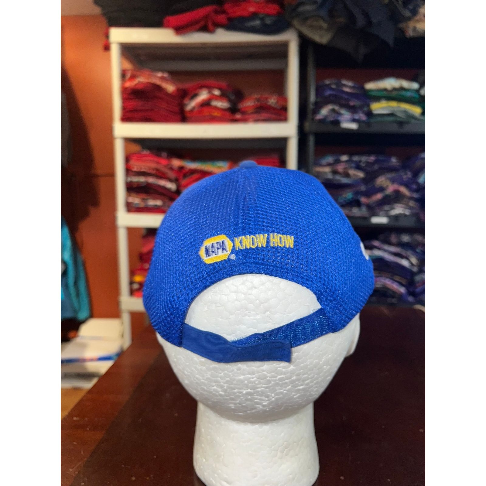 Vintage Napa Racing Hat Ron Copp Blue Racing Graphic Cap Headwear Size ONE SIZE - 4 Thumbnail