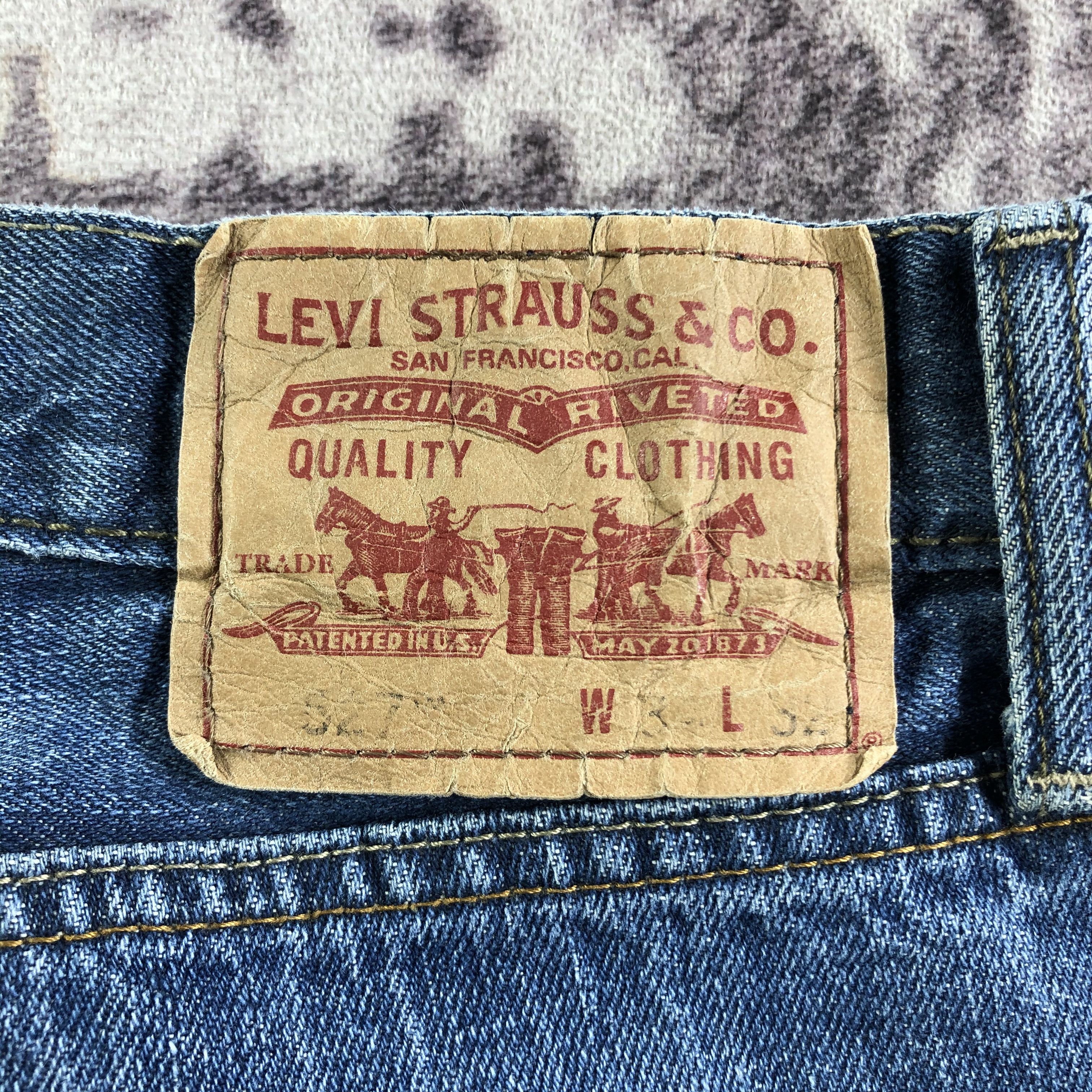 Levi's × Vintage Vintage Blue Wash Levis 527 Flare Jeans-JM3446 Size 33" - 5 Thumbnail