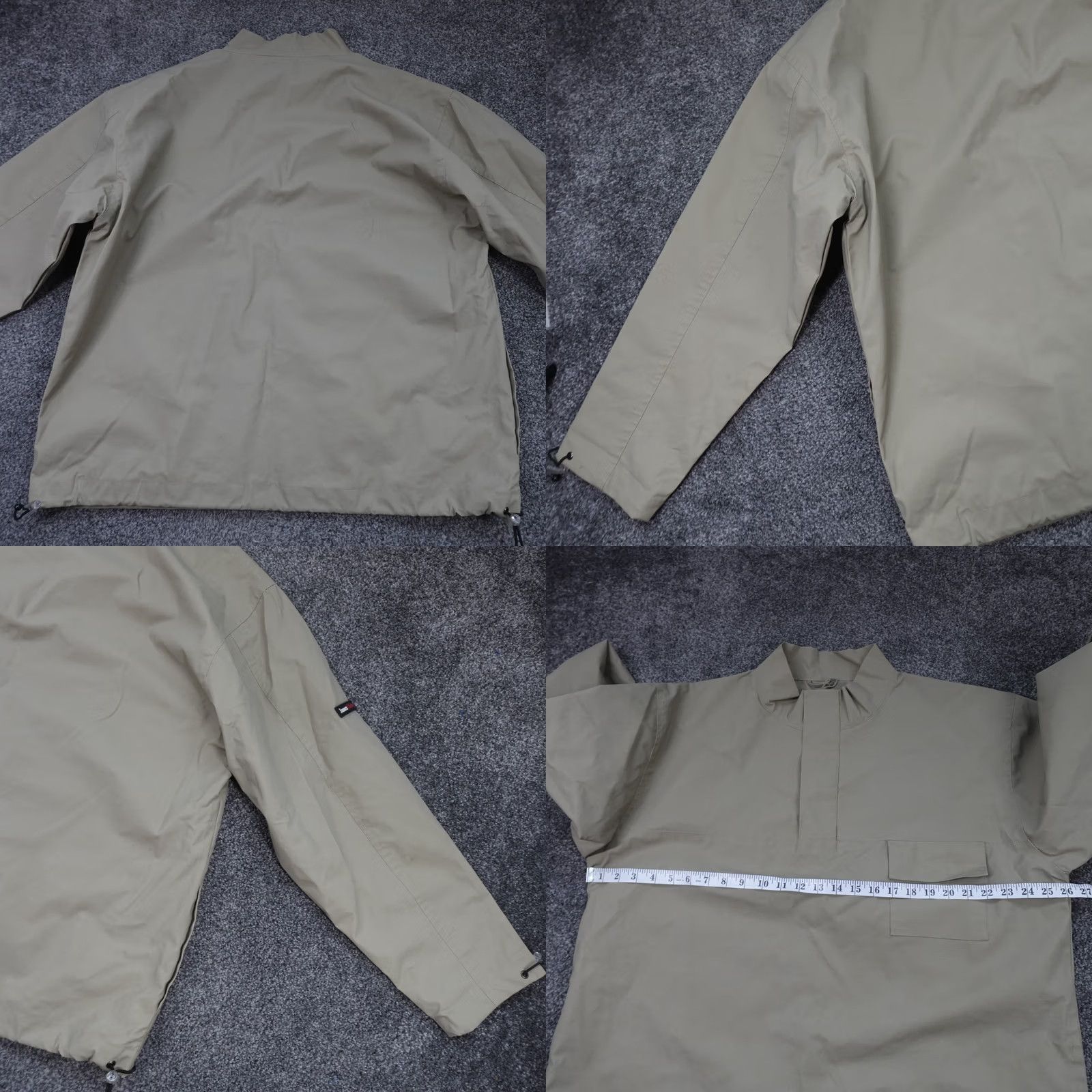 Vintage James Derby Jacket XL Men's Beige 1/4 Zip 100% PVC Size US XL / EU 56 / 4 - 8 Thumbnail