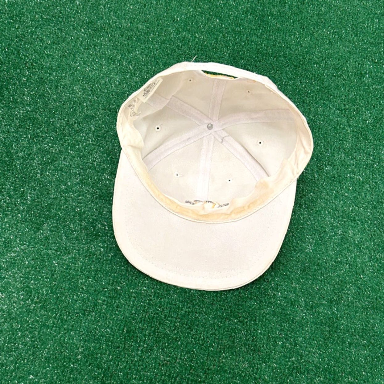 Logo 7 VINTAGE Garfield Cartoon Logo TV Network VTG SnapBack Hat Adult White Men's One Size Adjustable 90s 80s USA Cartoon Nets Size ONE SIZE - 3 Thumbnail