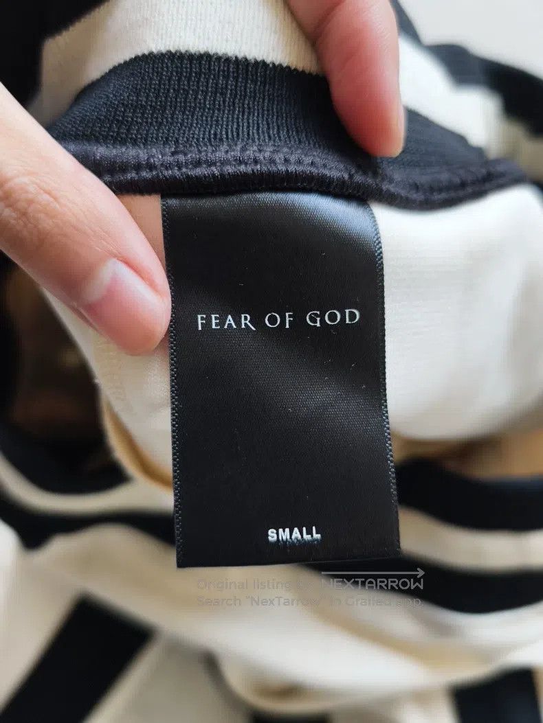 Fear of God fear of god 5th school pants white and black bilateral col Size US 28 / EU 44 - 6 Thumbnail