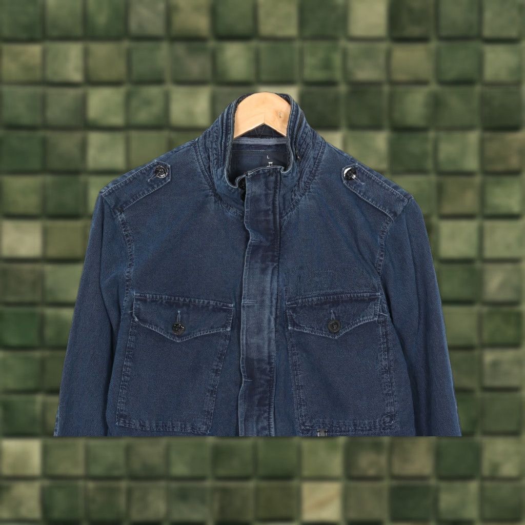 G-Star G-Star Indigo Overshirt Jacket Men L Indigo Overshirt Jacket Men L Blue Denim Jacket MJ5082 Mens L Size US L / EU 52-54 / 3 - 1 Thumbnail