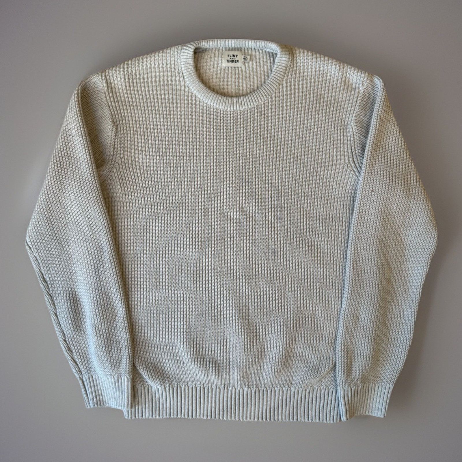 Flint And Tinder Flint and Tinder Bolinas Sweater XL Beige Casual Minimalist Size US XL / EU 56 / 4 - 1 Thumbnail
