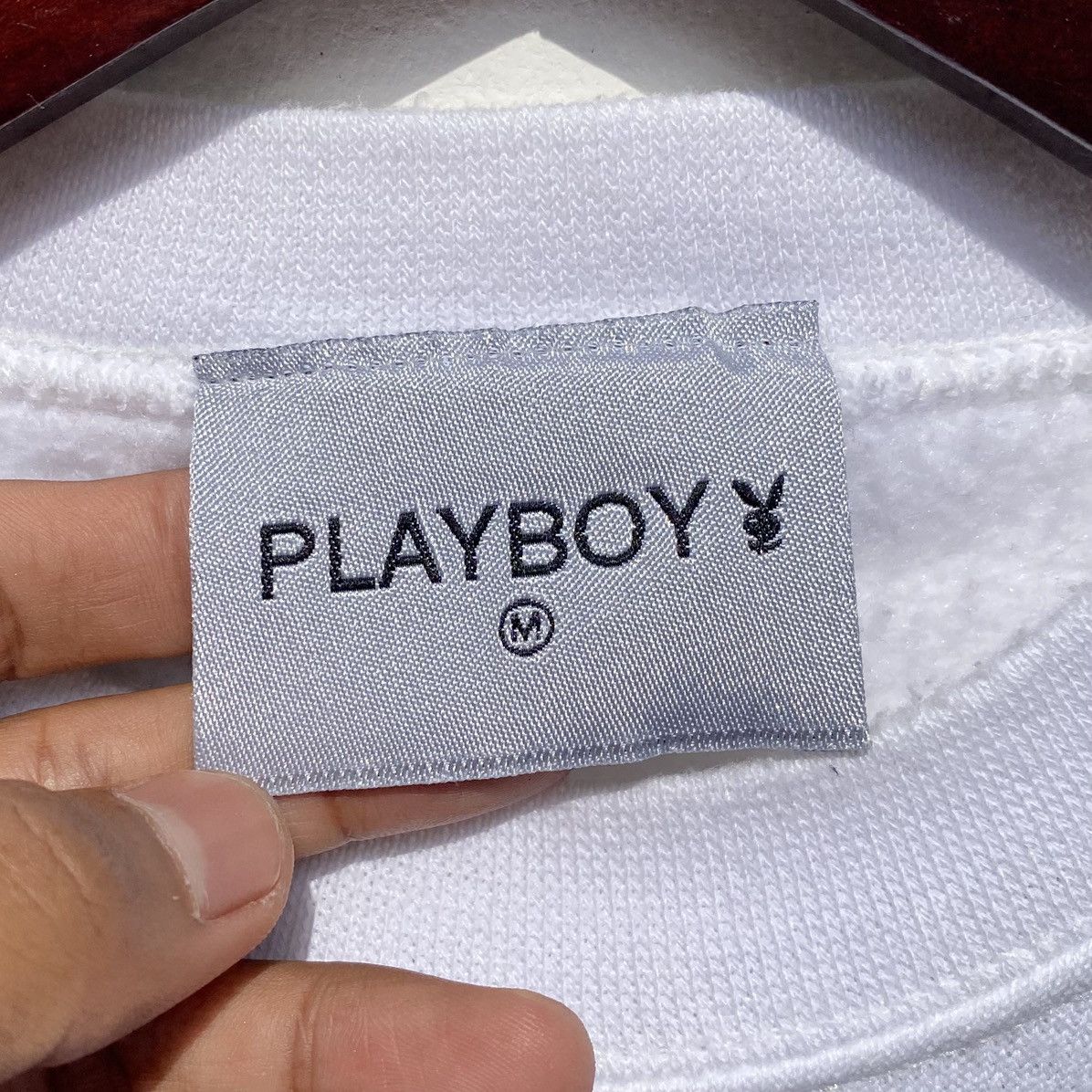 Playboy Vintage 90s Play Boy Sweatshirt Play Boy Velvet Logo Size US M / EU 48-50 / 2 - 8 Thumbnail