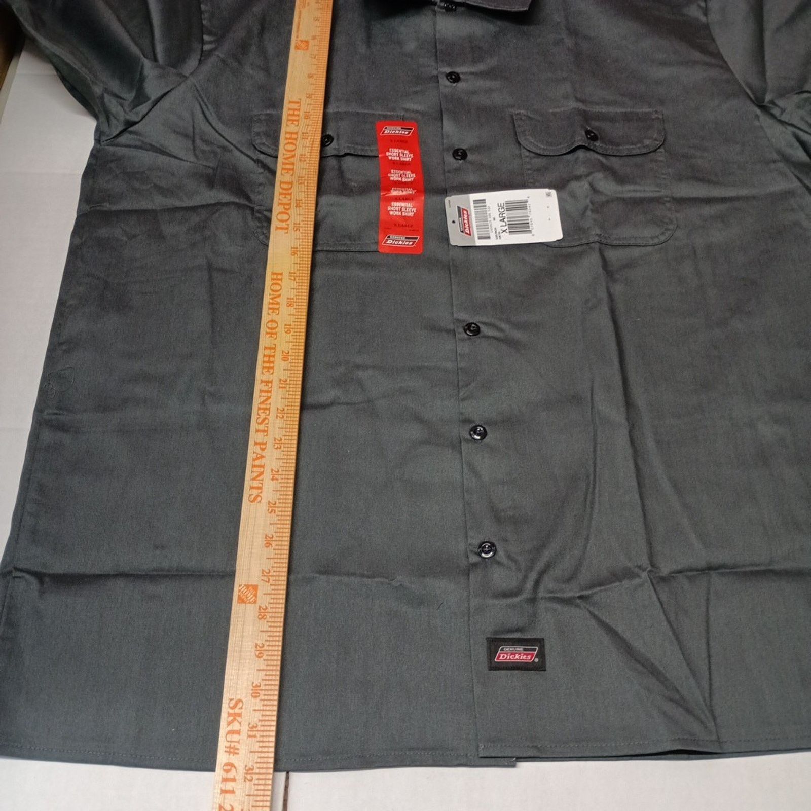 Dickies Dickies Essential Work Shirt Men's Size XL Gray Temp Control Size US XL / EU 56 / 4 - 5 Thumbnail