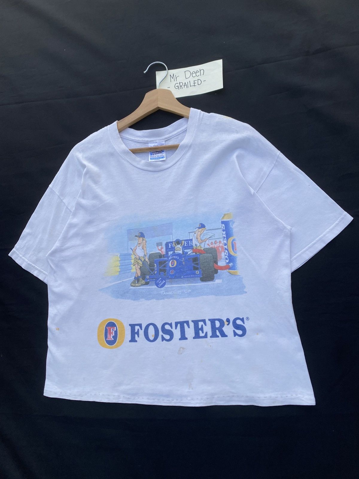 Vintage Rare Vintage 90s Foster’s Formula One Racing Team Tshirt Size US M / EU 48-50 / 2 - 3 Thumbnail