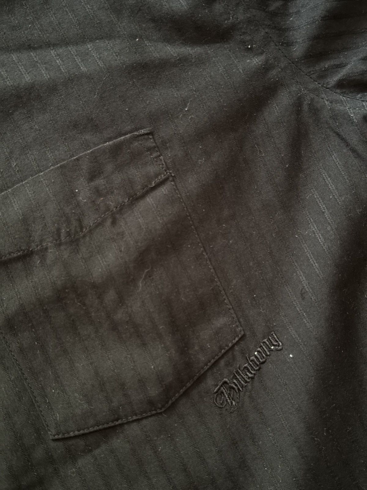 Billabong Vintage 00’s Billabong y2k Skateboarding Black Baggy Shirt Size US XL / EU 56 / 4 - 3 Thumbnail