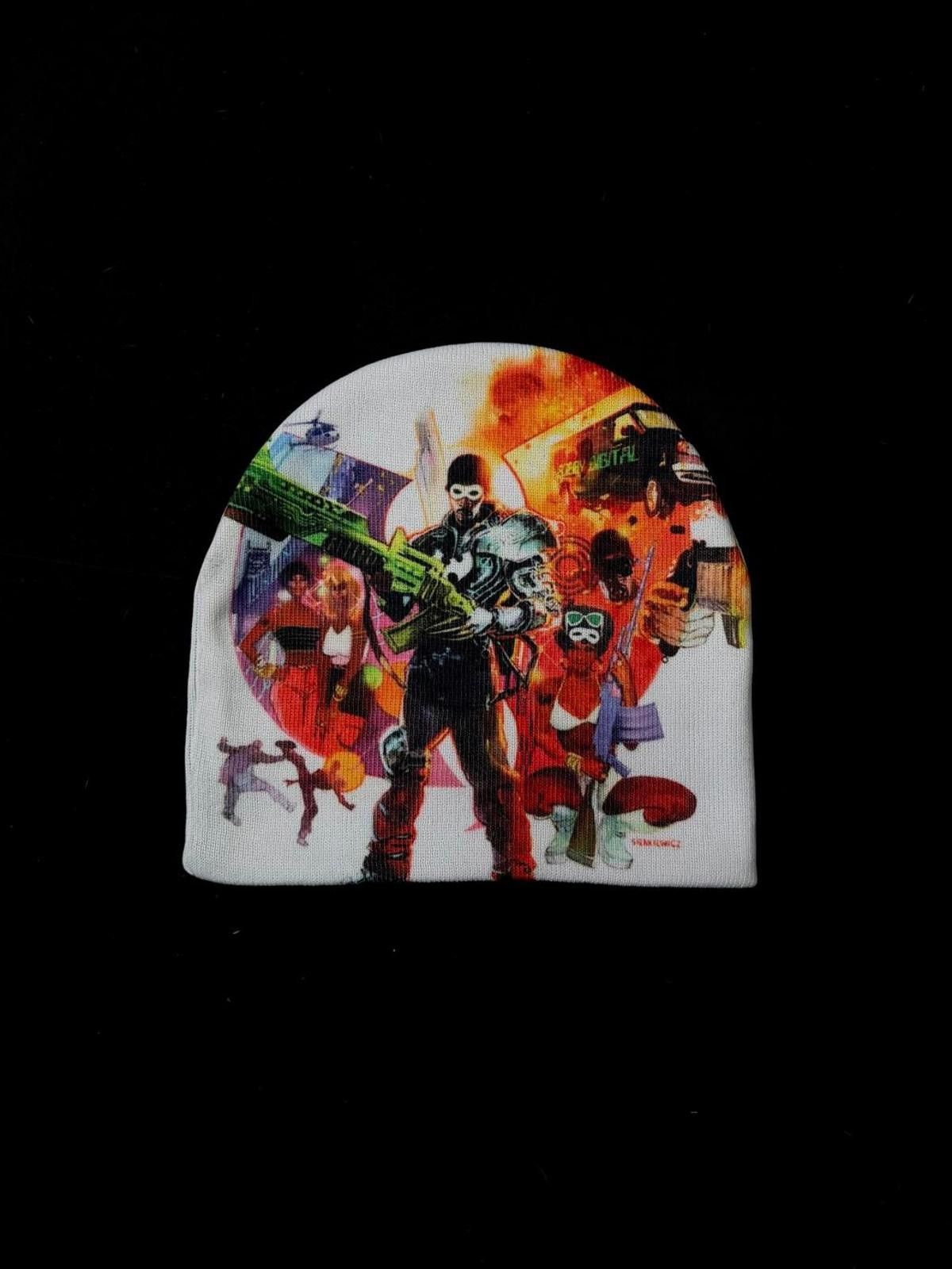Japanese Brand Inspired RZA as Bobby Digital in Stereo No Cuff Knit Beanie Size ONE SIZE - 1 Thumbnail