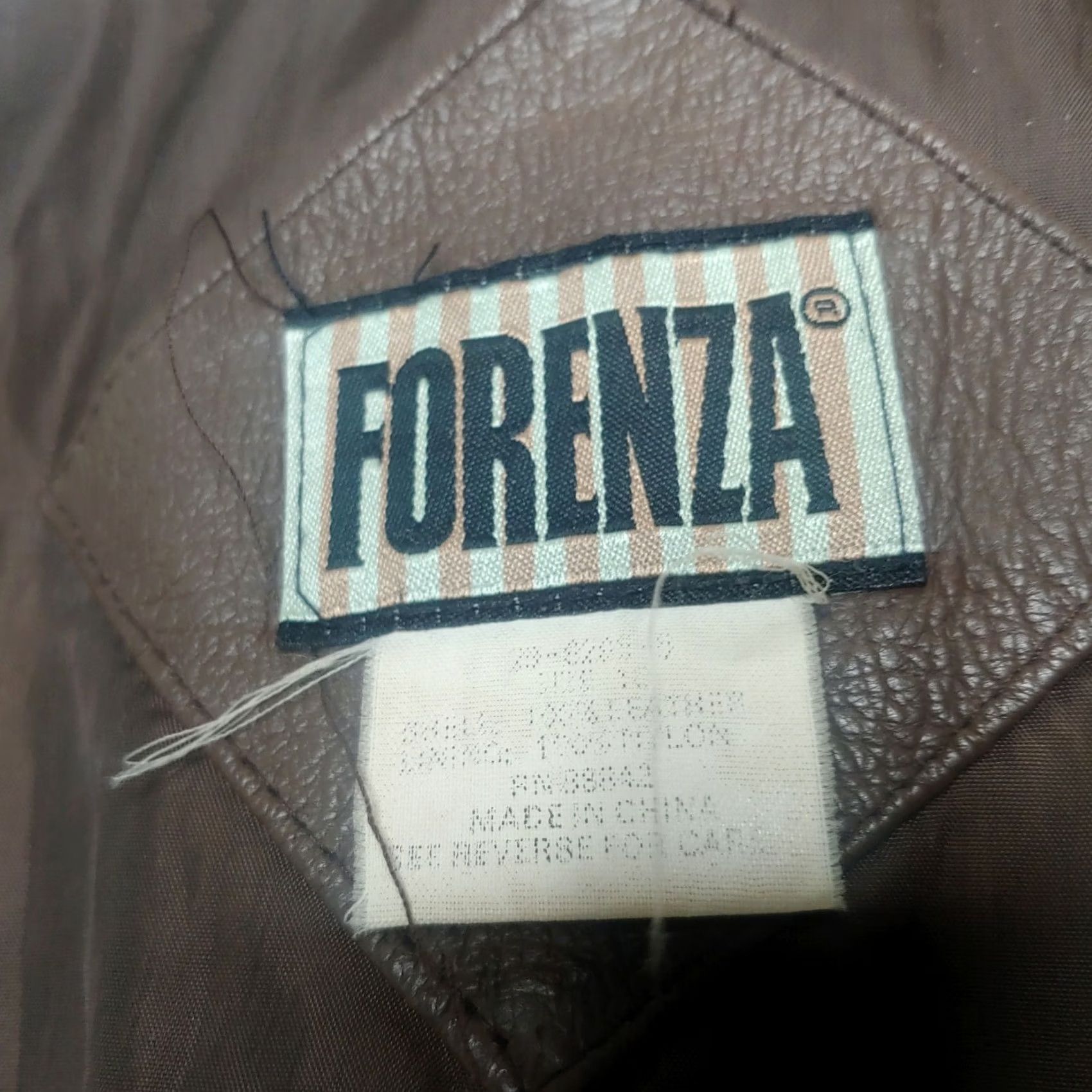 Vintage VINTAGE Forenza Leather Jacket Brown Button Up Collared Mid-Length Womens L 90s Casual Size L / US 10 / IT 46 - 7 Thumbnail