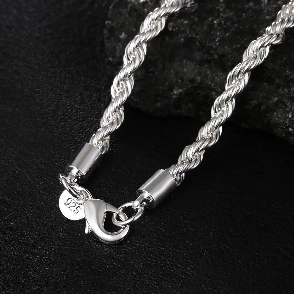 Designer × Jewelry Twisted Rope Necklace🔥🔥🔥 Size ONE SIZE - 2 Thumbnail