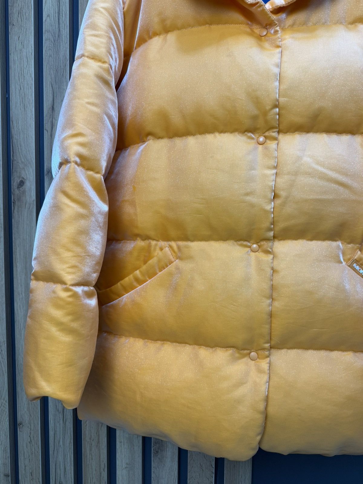 Moncler Grenoble Moncler Grenoble Women’s Orange Down Puffer Jacket Size 2 Size M / US 6-8 / IT 42-44 - 3 Thumbnail