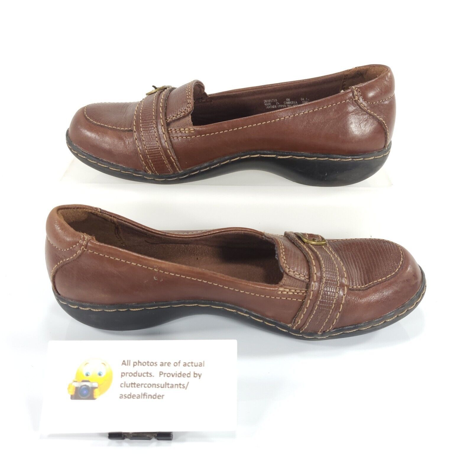 Clarks Clarks Collection Loafer Flat Womens Size 6 26101715 Brown Size US 6 / IT 36 - 4 Thumbnail