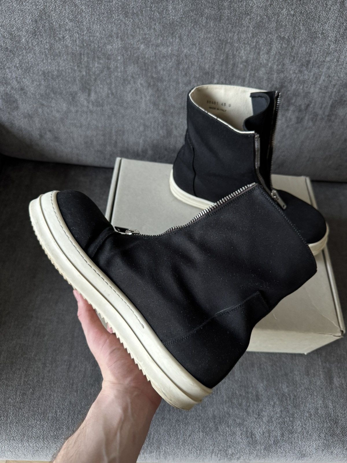 Rick Owens Drkshdw Rick Owens Zip Front Boots Avantgarde Sneakers Mens Size US 10.5 / EU 43-44 - 8 Thumbnail