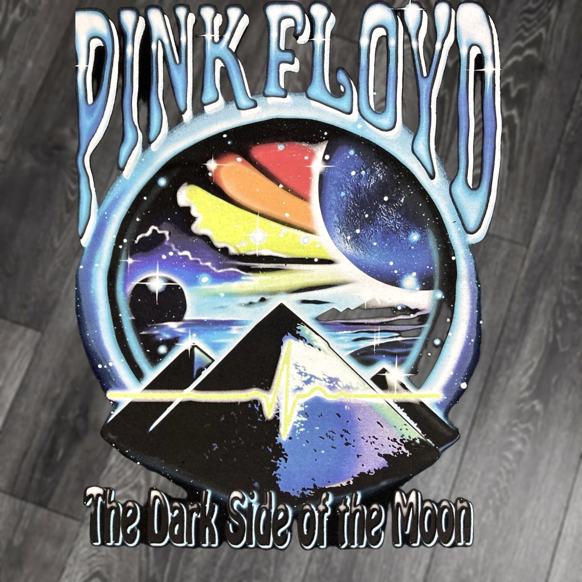 Vintage VINTAGE Pink Floyd The Dark Side Of The Moon Graphic T-shirt Men Large Black Music Size US L / EU 52-54 / 3 - 1 Thumbnail