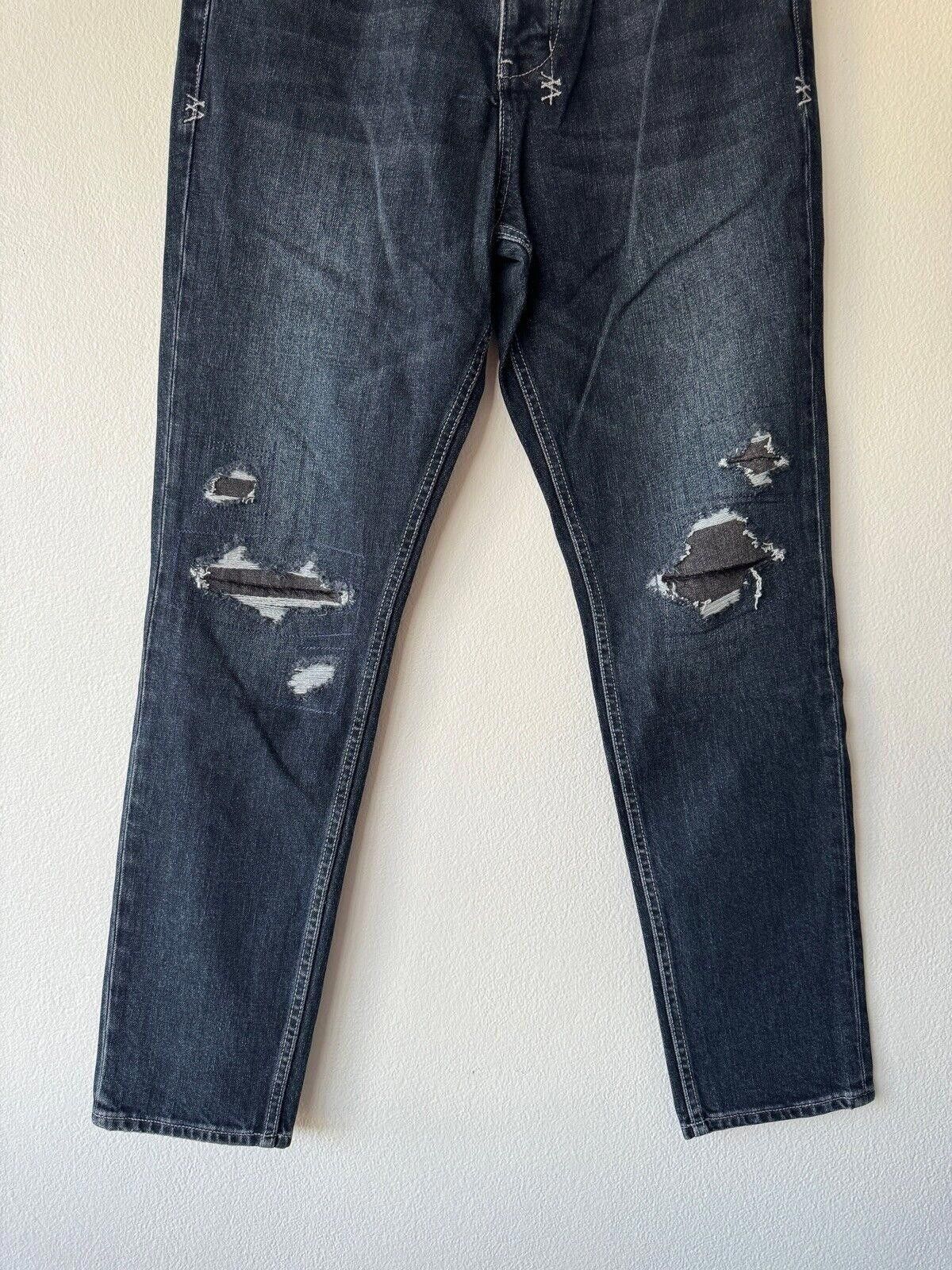 Ksubi new Ksubi mens denim jean wolfgang 32 blue blood patched rip Size US 32 / EU 48 - 3 Thumbnail
