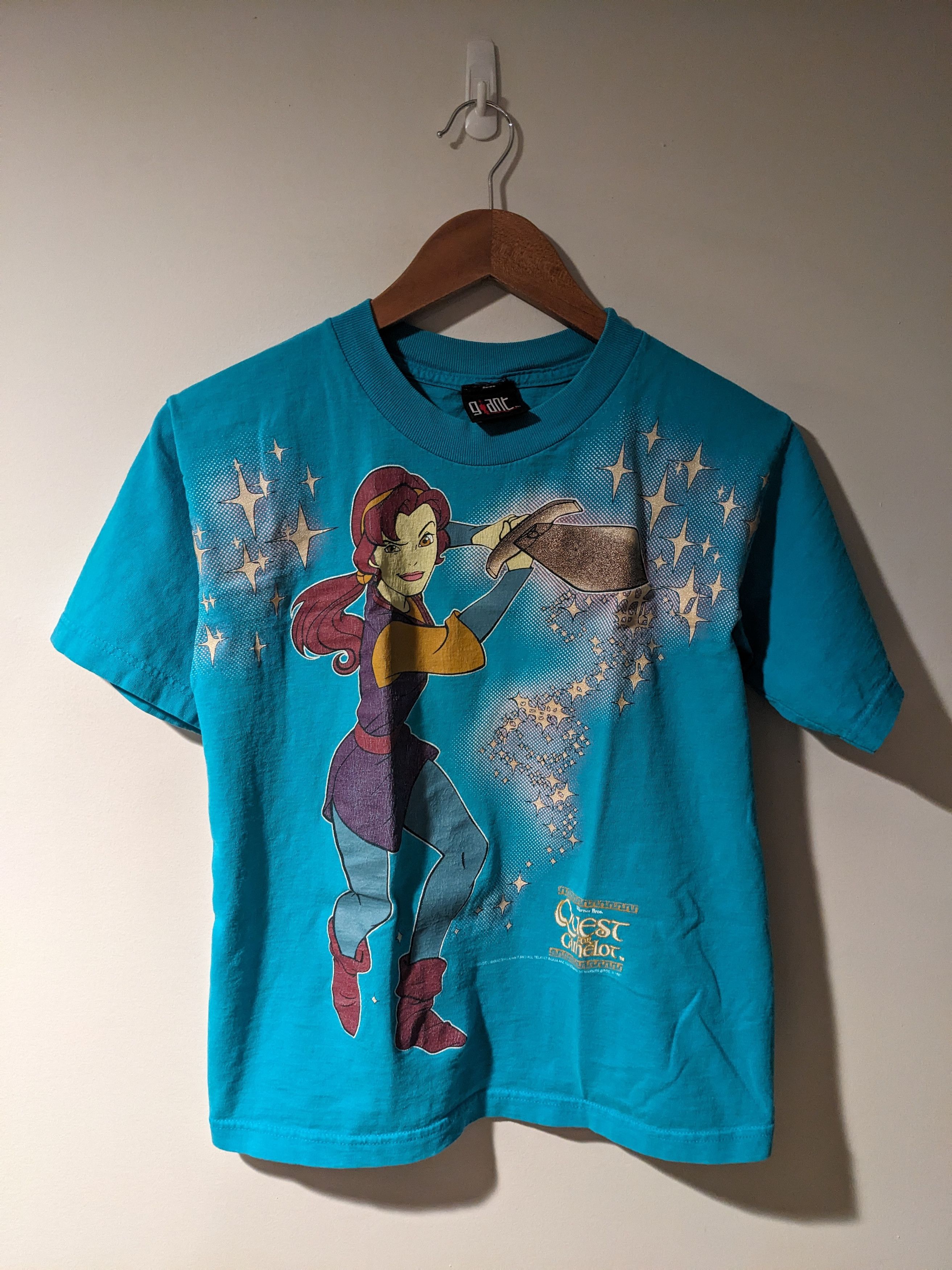Disney × Vintage Vintage 1997 Quest for Camelot Disney YOUTH Medium T-Shirt Size US M / EU 48-50 / 2 - 1 Thumbnail