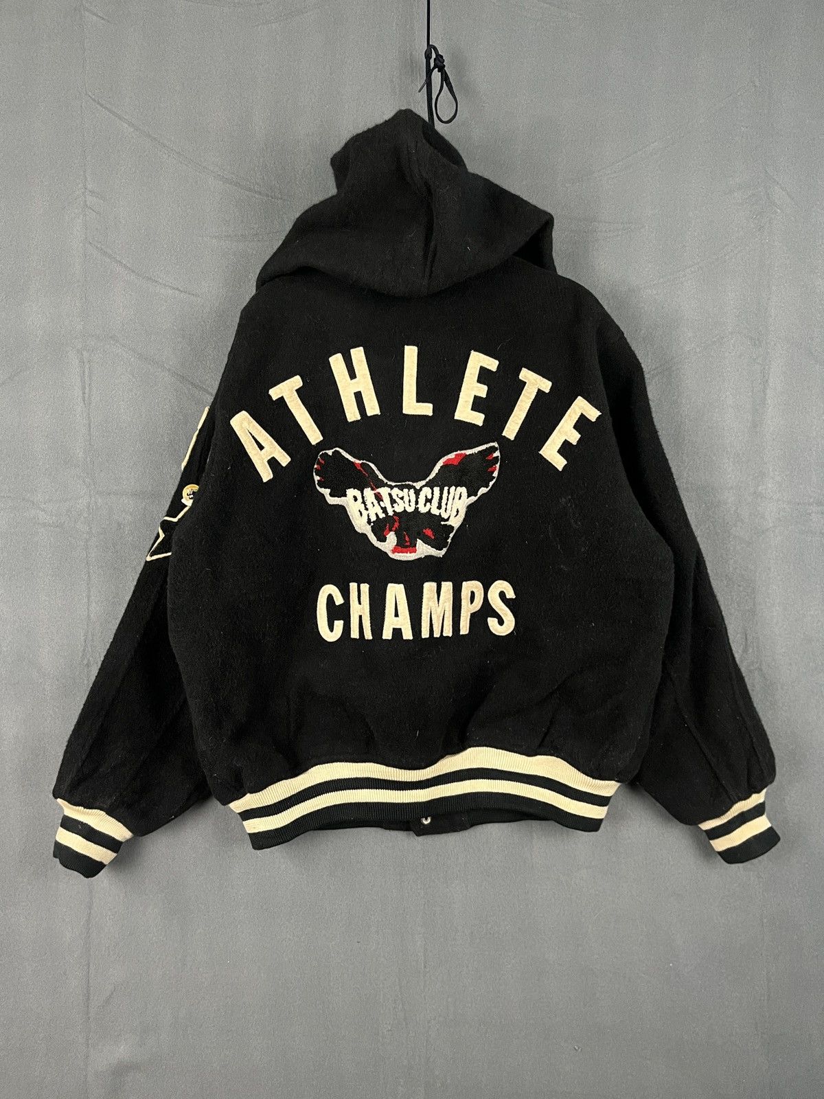 Japanese Brand × Vintage Batsu Club Wool Kapital Inspired Varsity Jacket Size US M / EU 48-50 / 2 - 2 Thumbnail