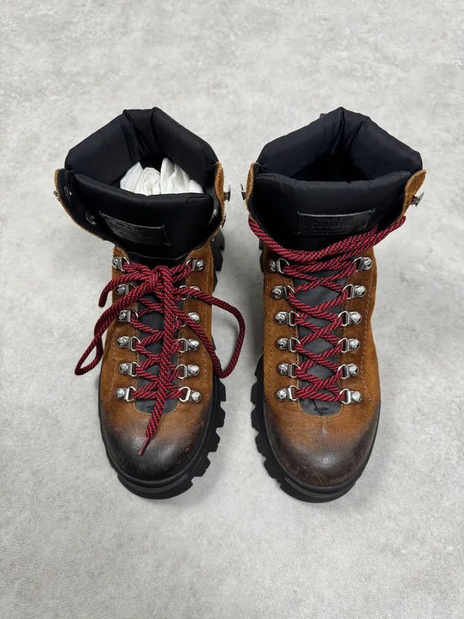 Dsquared2 AW2023 Dsquared2 Brown & Black Canadian Leather Boots Size US 8 / EU 41 - 2 Thumbnail