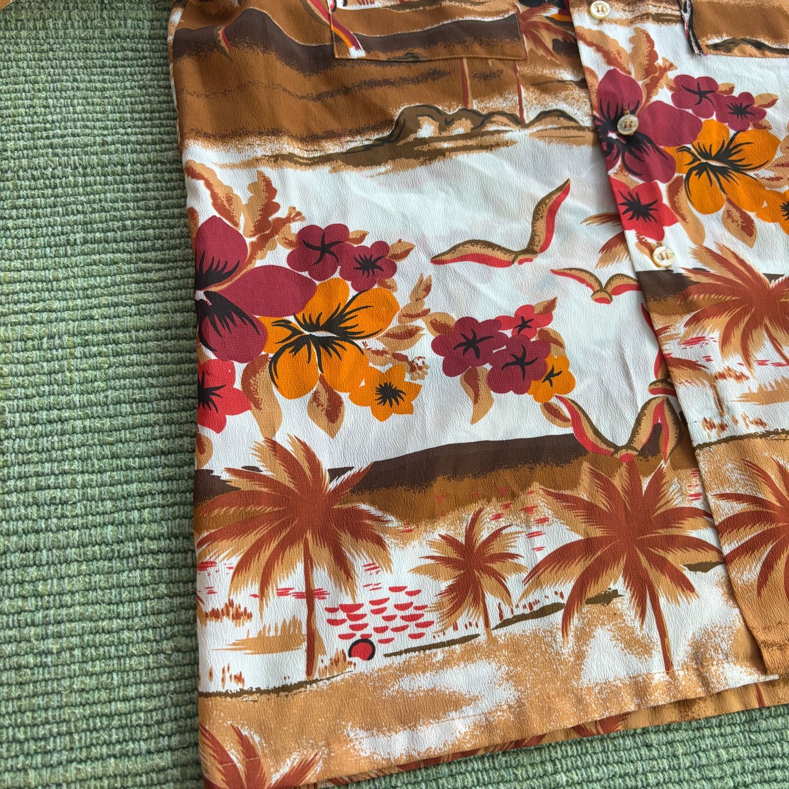 Vintage Vintage 70s VanCort Hawaiian Shirt Sz S (Fits M/L) As-IS Size US M / EU 48-50 / 2 - 5 Thumbnail