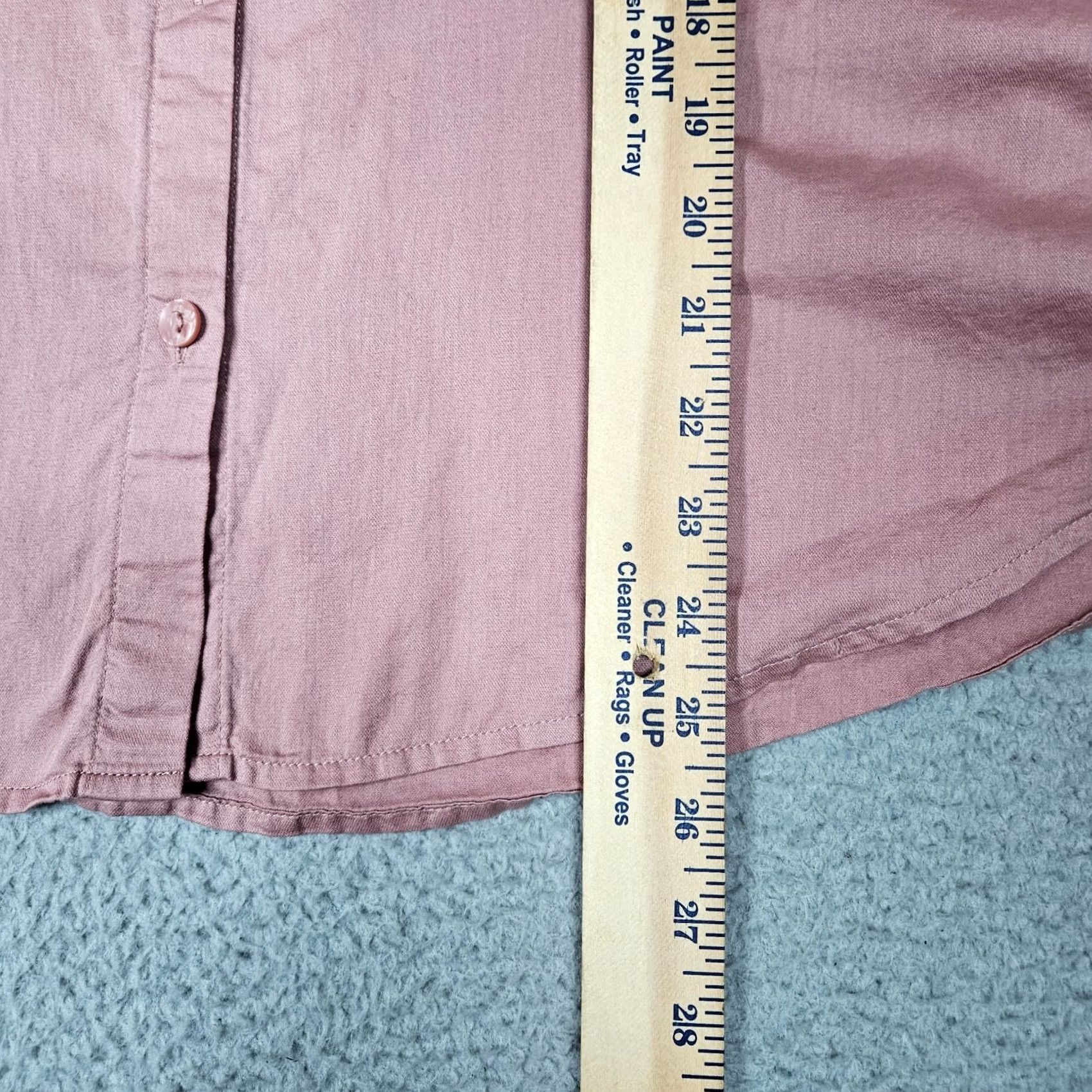 Athleta Athleta Button-Up Shirt Women’s Organic Cotton Light Pink Short Sleeve Size L Color Pink Regular Fit Casual Travel Shirt Womens L Size L / US 10 / IT 46 - 3 Thumbnail