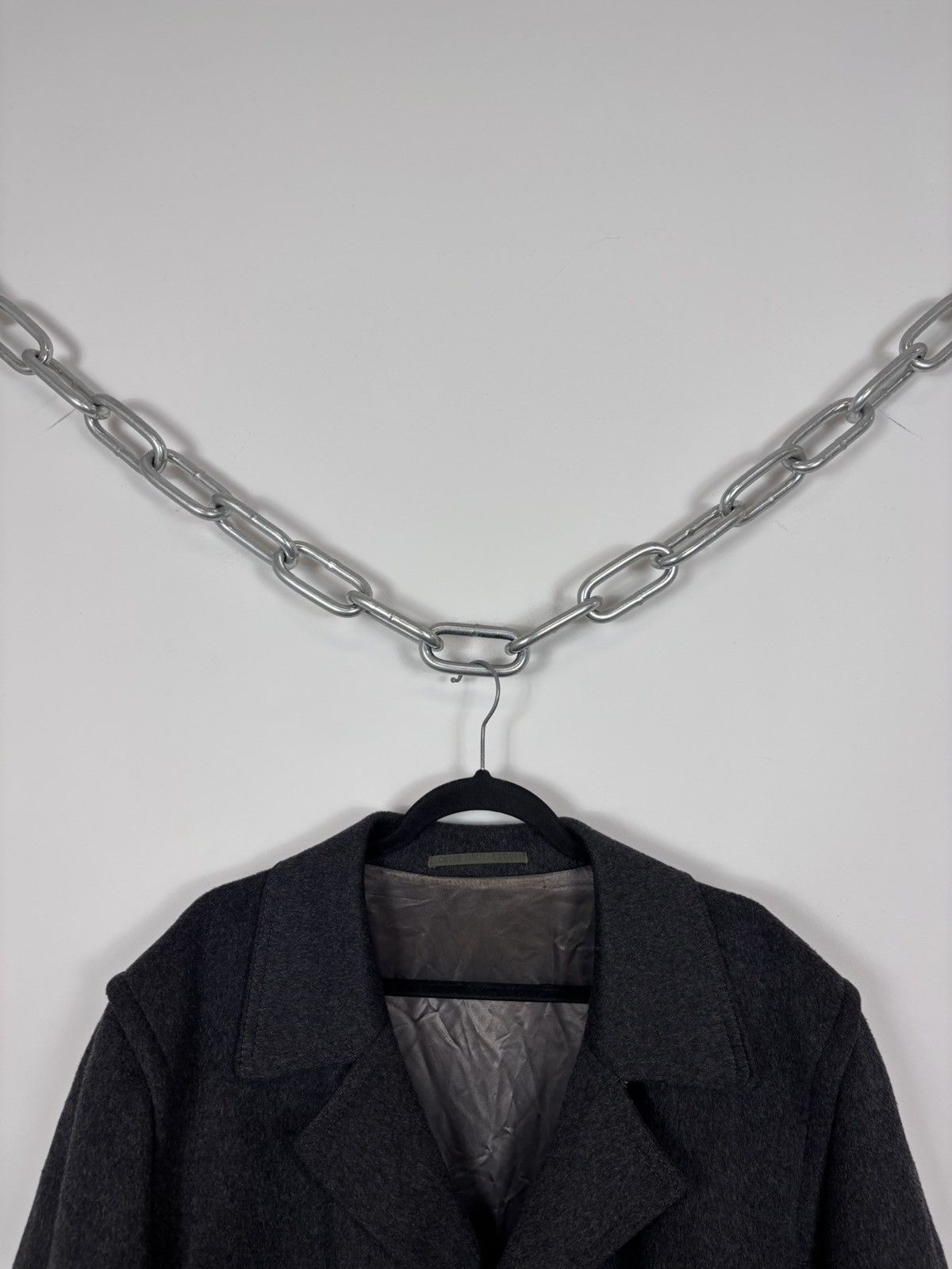 Other Vintage Austrian Tirol Loden Men’s Charcoal Gray Overcoat Size US XL / EU 56 / 4 - 5 Thumbnail