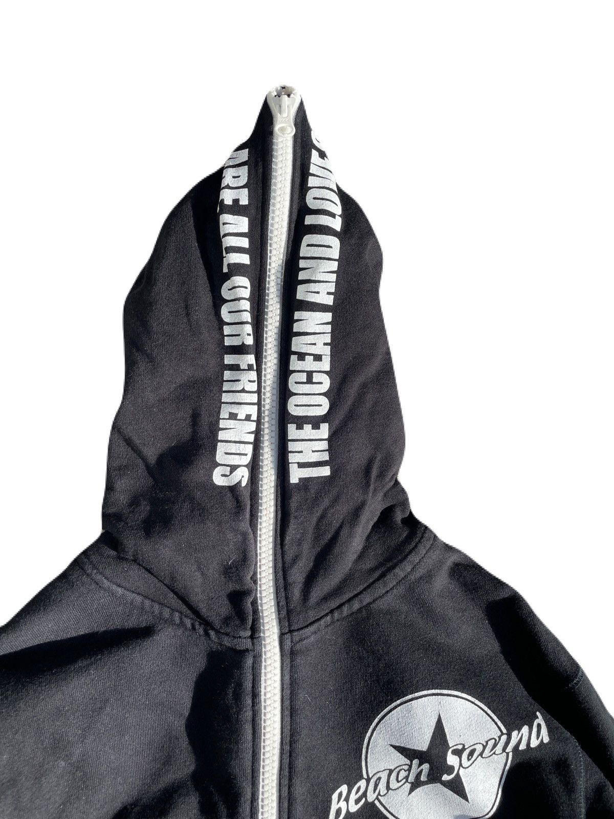 If Six Was Nine 2000s Japanese archive Gyaruo Surf Poem Full-Zip Hoodie Y2K Size US M / EU 48-50 / 2 - 7 Thumbnail