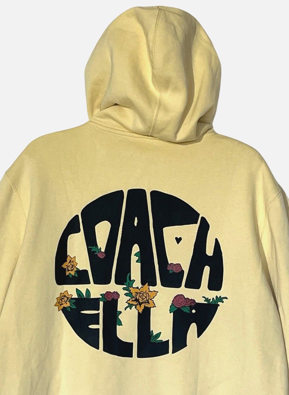 Coachella Coachella Ivory Embroidered Flowers Zip Hoodie Size US M / EU 48-50 / 2 - 4 Thumbnail