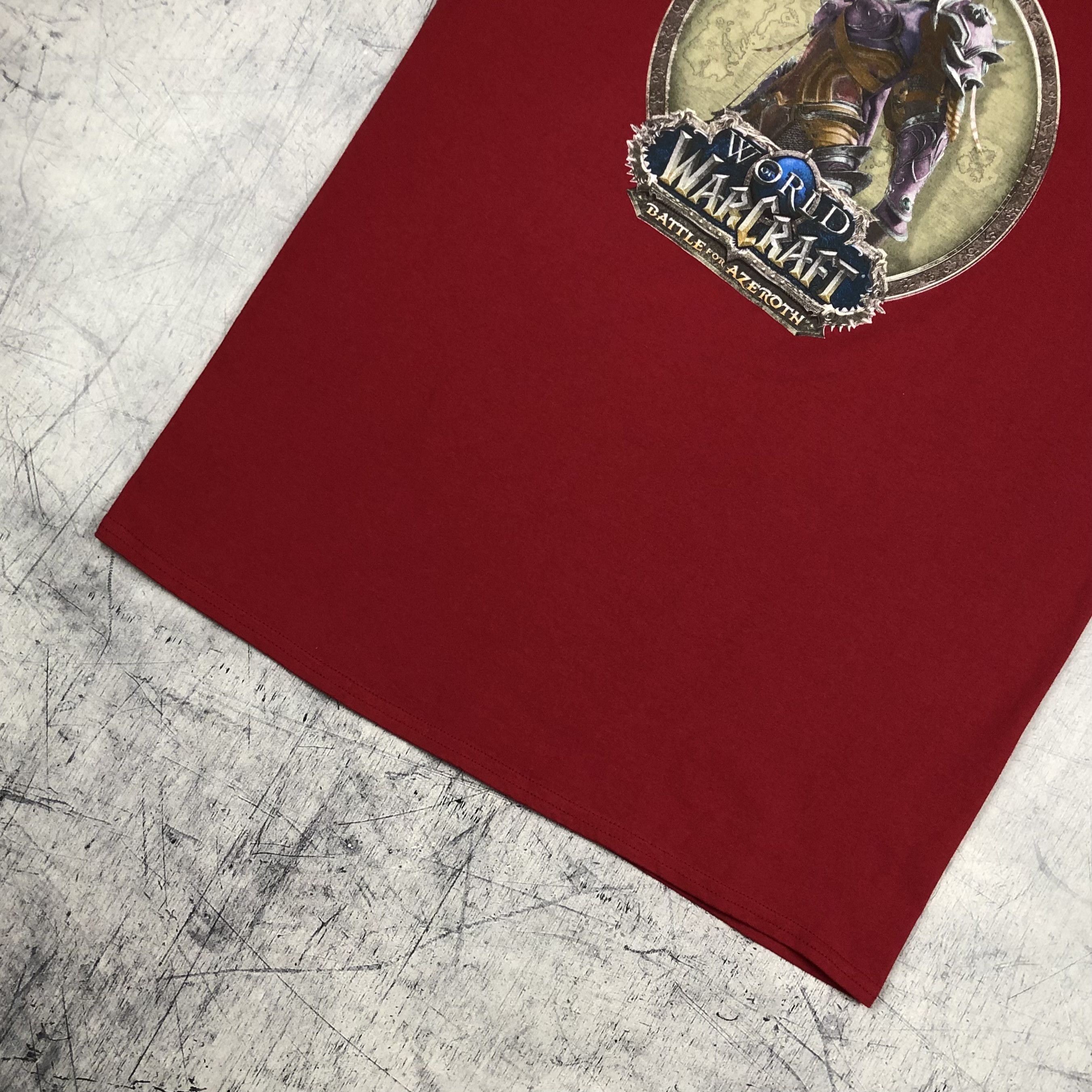 The Game Warcraft Battle For Azeroth Blizzard Tee Size US L / EU 52-54 / 3 - 9 Thumbnail