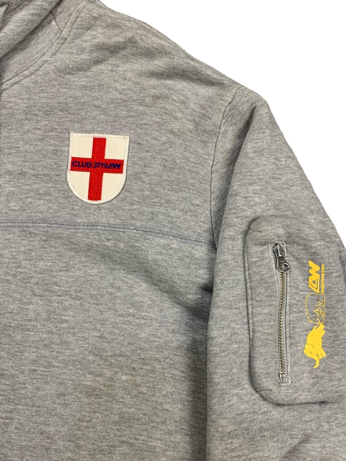 GmbH 2009 Loopwheeler X GmbH - Hooligan Masked Zip Hoodie Size US L / EU 52-54 / 3 - 13 Thumbnail