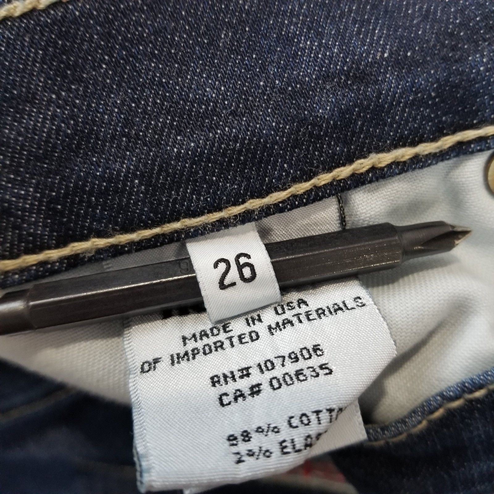 Hudson Hudson Crop Muse Skinny Jeans Size 26 w/ 5" Cuff Low Rise Size 26" / US 2 / IT 38 - 9 Thumbnail