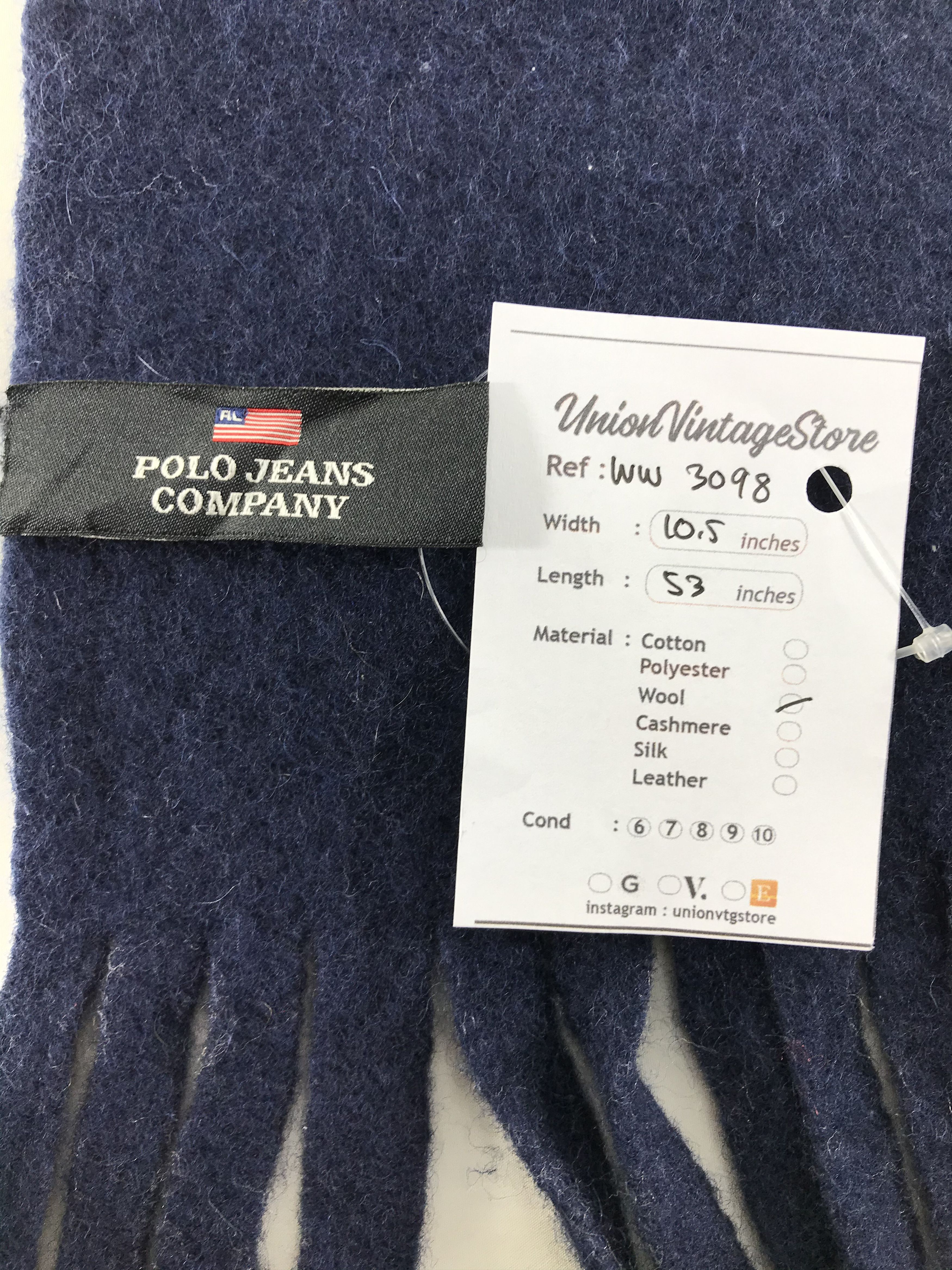 Polo Ralph Lauren × Vintage Polo Ralph Lauren Scarf / Muffler / Neckwear - WW3098 Size ONE SIZE - 4 Thumbnail