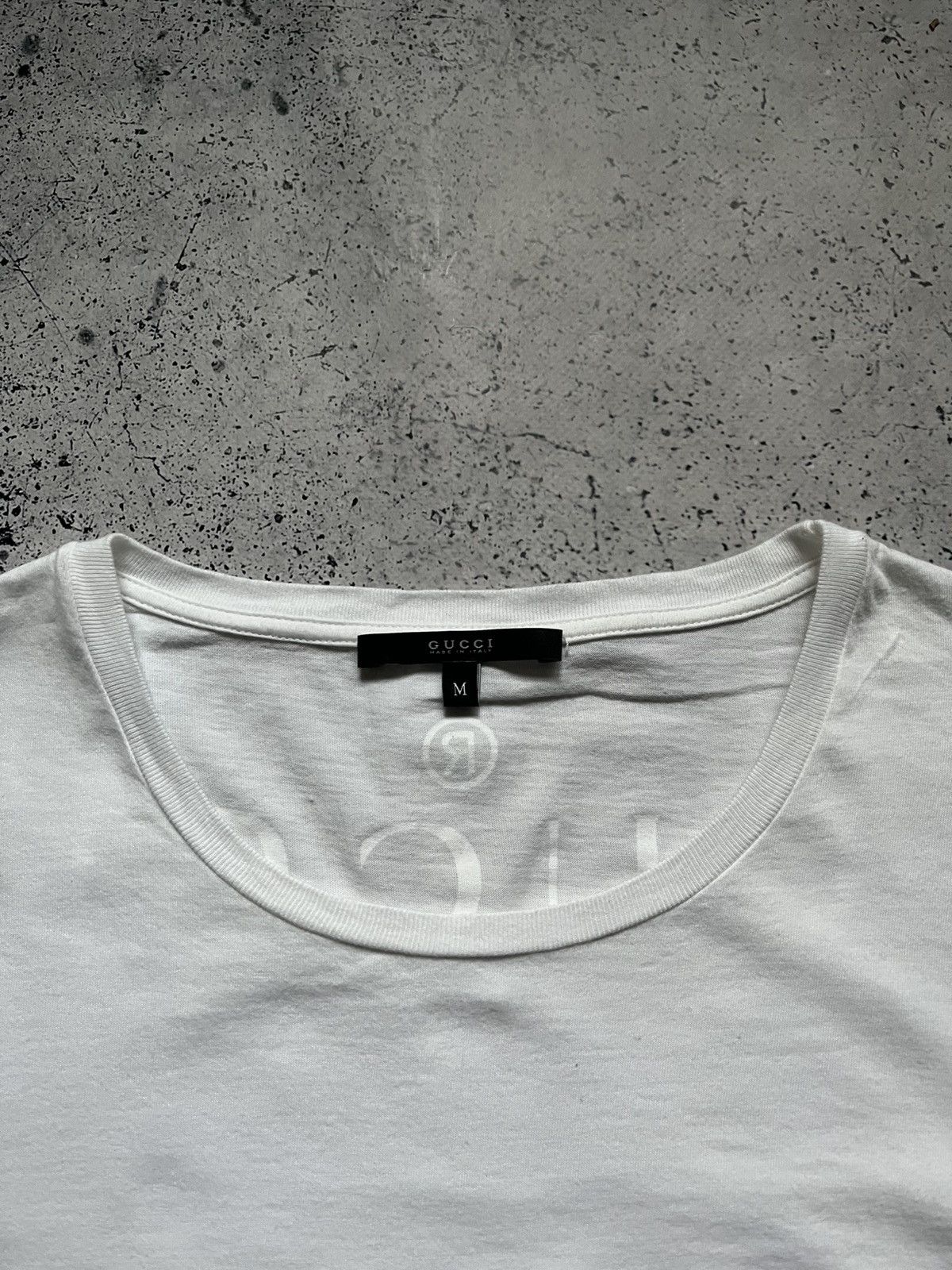 Tom Ford Gucci Tom Ford White Long Sleeve Back Big Logo Luxury Y2K Size M / US 6-8 / IT 42-44 - 3 Thumbnail