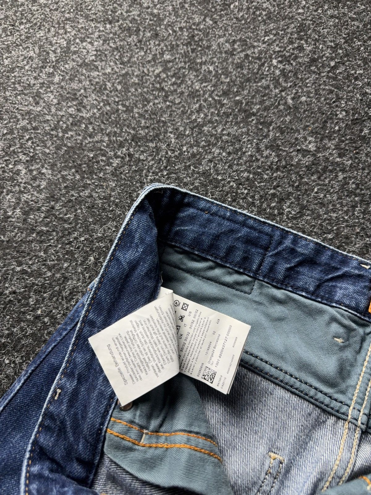 Hugo Boss Luxury y2k BOSS Orange Regular Fit Denim Jeans Blue Wash Size US 30 / EU 46 - 7 Thumbnail