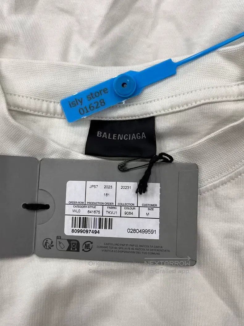 Balenciaga Balenciaga Solid color letter embroidery casual round neck Size M / US 6-8 / IT 42-44 - 5 Thumbnail