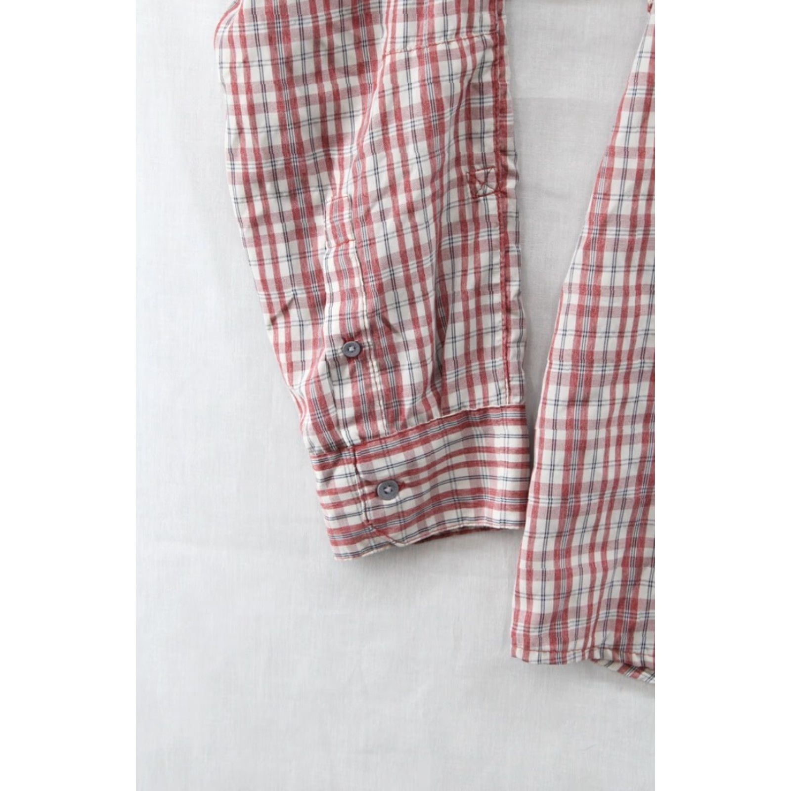 Wrangler Wrangler Outdoor Shirt Men's XXL Red Plaid Tab Sleeve Fishing Vented Zip Pocket Size US XXL / EU 58 / 5 - 2 Thumbnail