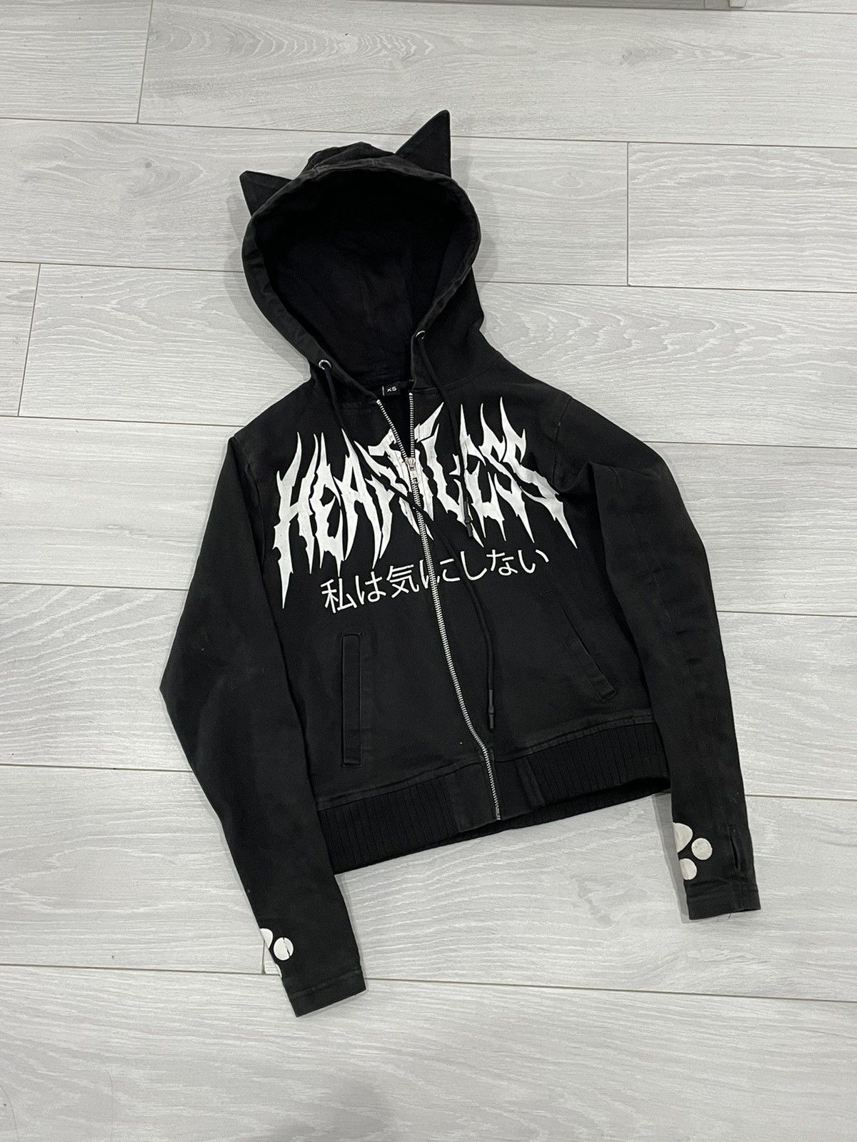 If Six Was Nine × Le Grande Bleu (L.G.B.) × Vintage Vintage Hysteric Glamour Style Japanese Y2K Zip Hoodie Size S / US 4 / IT 40 - 2 Thumbnail