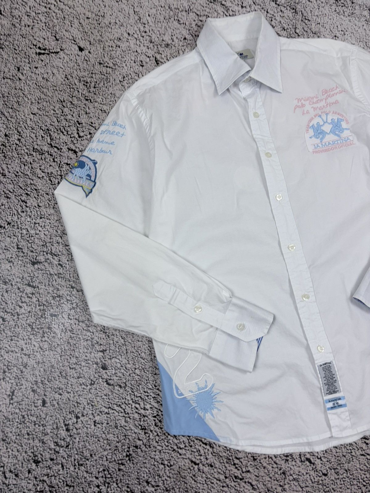 La Martina La Martina Bahamas Embroidered Polo Shirt White L Size US L / EU 52-54 / 3 - 2 Thumbnail