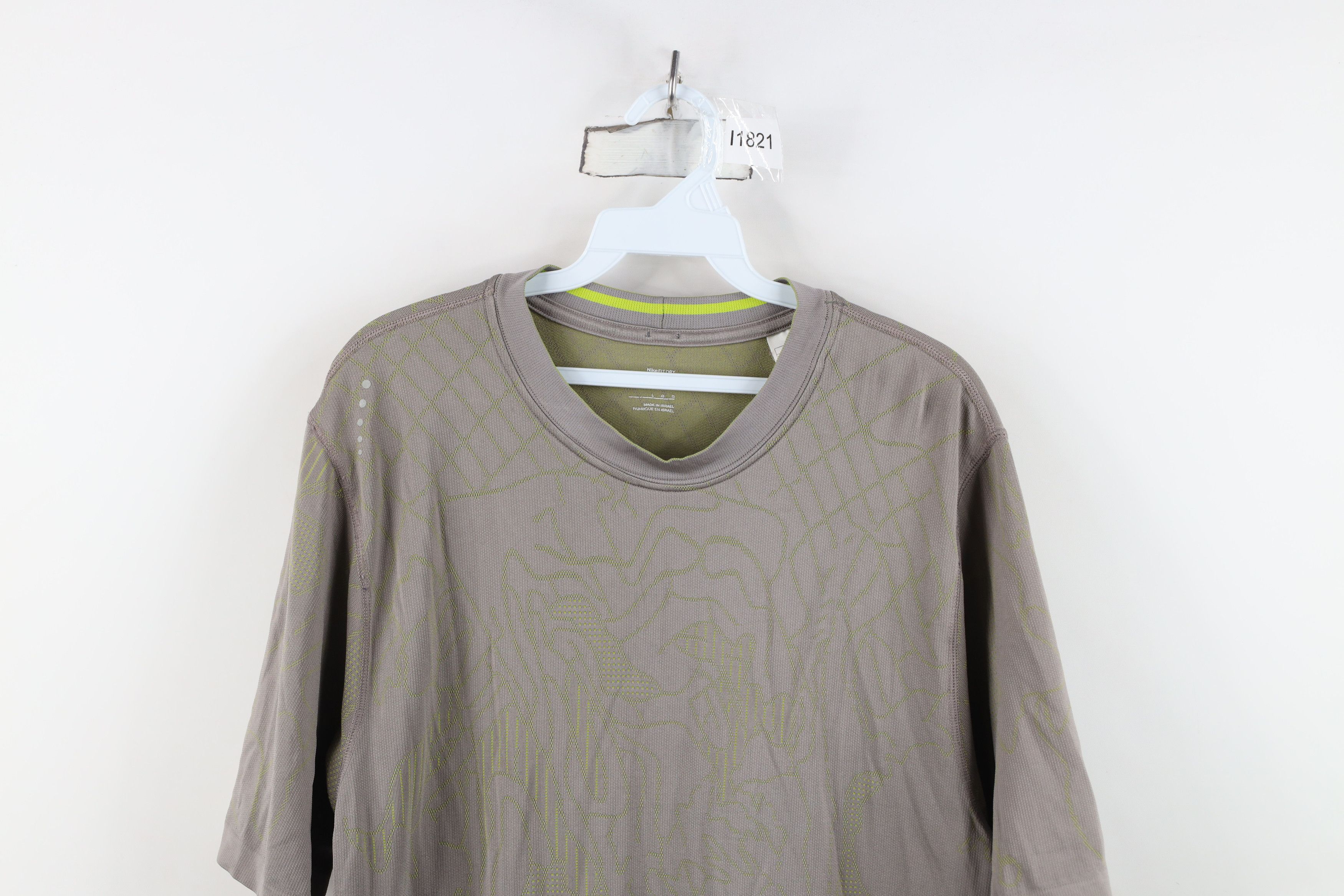 Nike Vintage Y2K Nike Camouflage Scott Mini Swoosh Knit T-Shirt Size US L / EU 52-54 / 3 - 2 Thumbnail