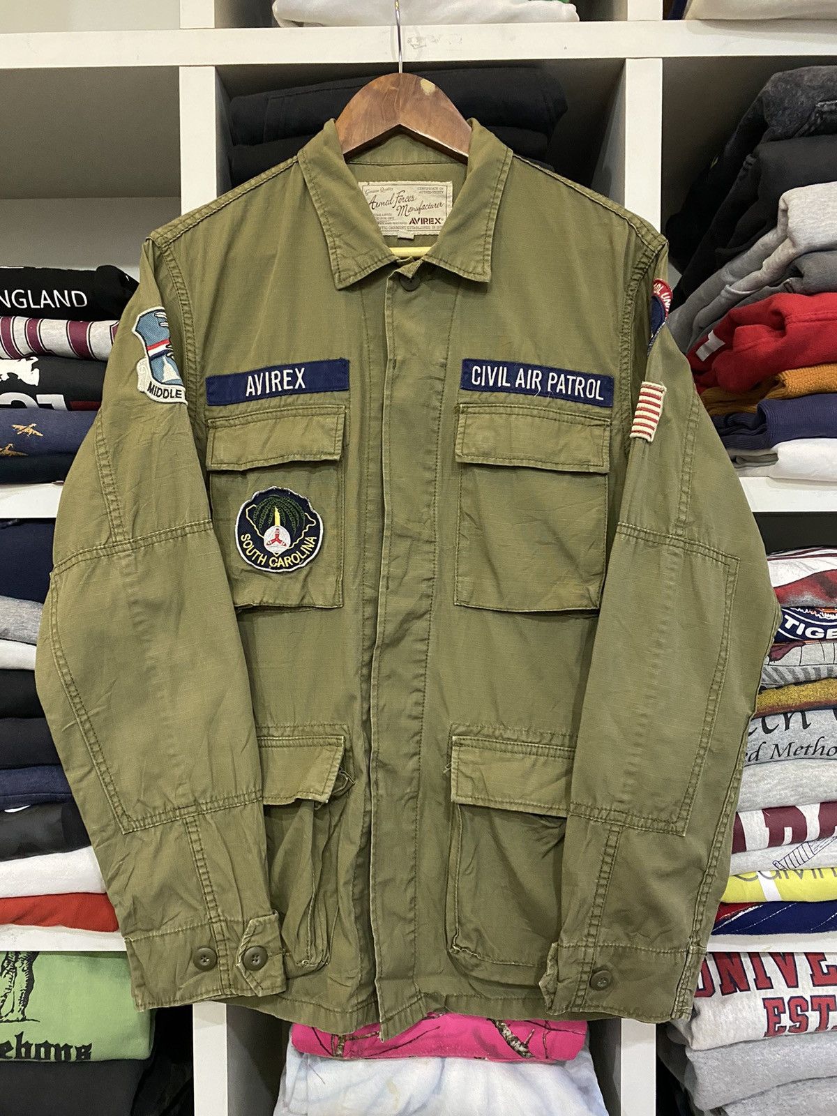Avirex × Vintage Vintage Avirex patch jacket Size US M / EU 48-50 / 2 - 8 Thumbnail