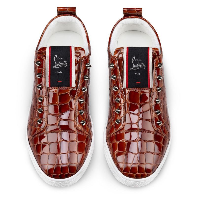 Christian Louboutin os11x0526 F.A.V Fique A Vontade Sneakers in Acajou Size US 9 / EU 42 - 4 Thumbnail